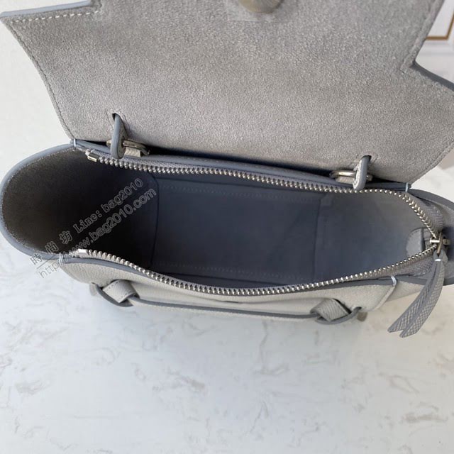 Celine女包 賽琳經典款中號女包 Celine belt bag 掌紋牛皮鯰魚包 189153  slyd2196